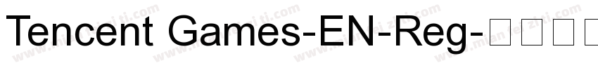 Tencent Games-EN-Reg字体转换